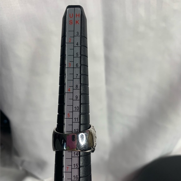 Sterling Silver Cluster Ring for Women ATI 925 - Picture 8 of 10